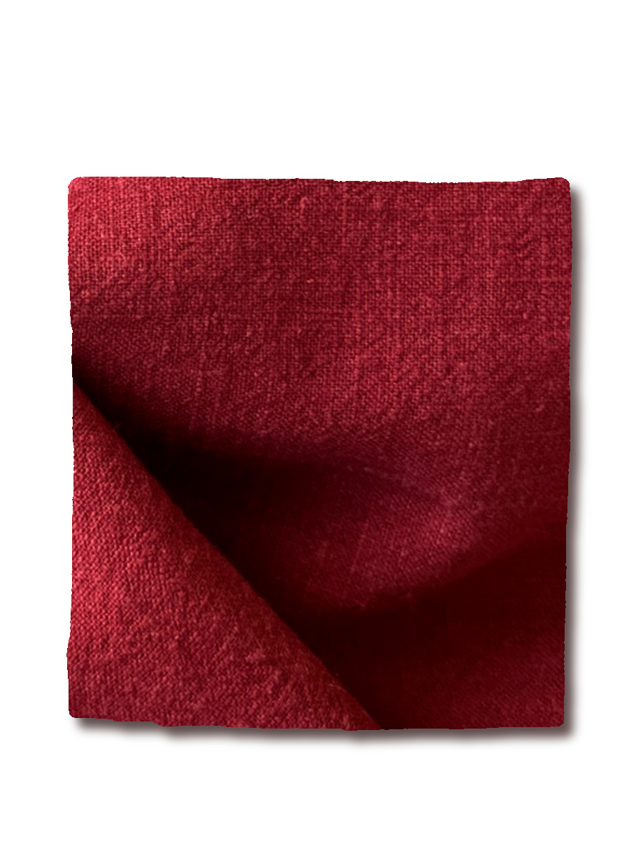 Крапива вишня, ткань для одежды ручной работы