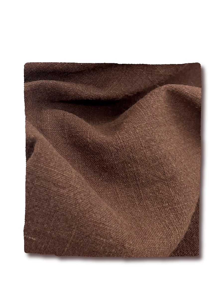 Крапива шоколад, ткань для одежды ручной работы