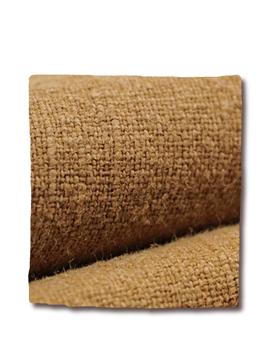 Крапива песочно-коричневый, ткань для одежды ручной работы