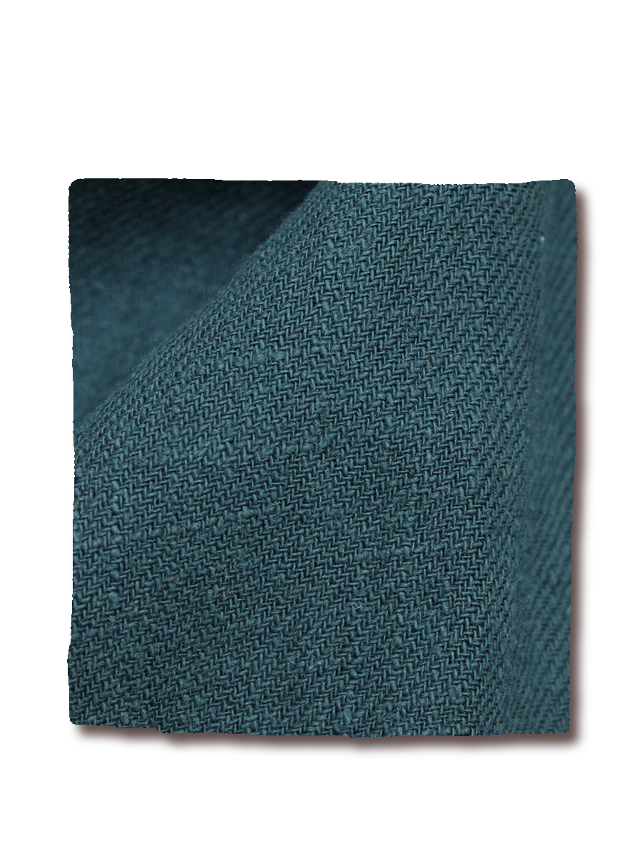 Крапива темная морская волна, ткань для одежды ручной работы